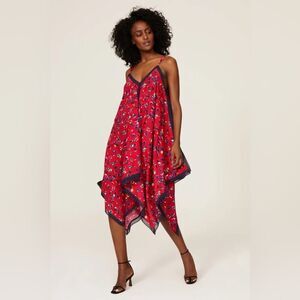 Jason Wu | Handkerchief Dress Red Leopard